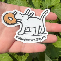 Bagel Dog Sticker (Collegetown Bagels)
