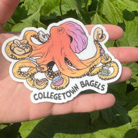 Octopus Sticker (Collegetown Bagels)
